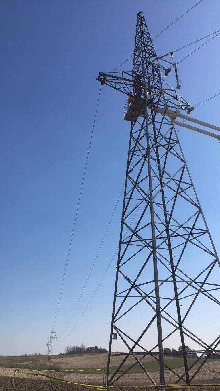 Construction of a new 110 kV overhead power line Piła Krzewina – Miasteczko Krajeńskie – el.demo.weblegend.pl