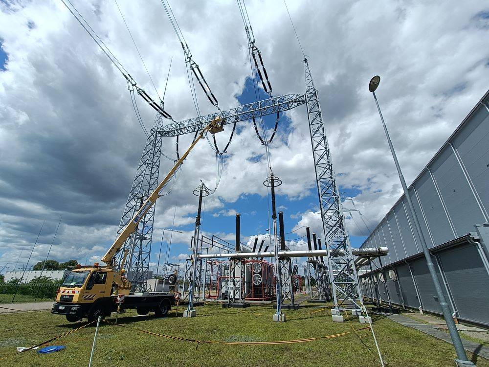 Ostrołęka substation and CCGT Ostrołęka