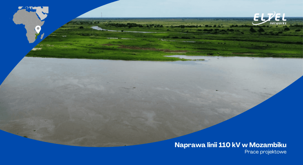 Naprawa linii energetycznej 110 kV w Mozambiku