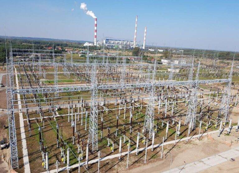 Napowietrzna stacja energetyczna 400/220 kV Krajnik – el.demo.weblegend.pl