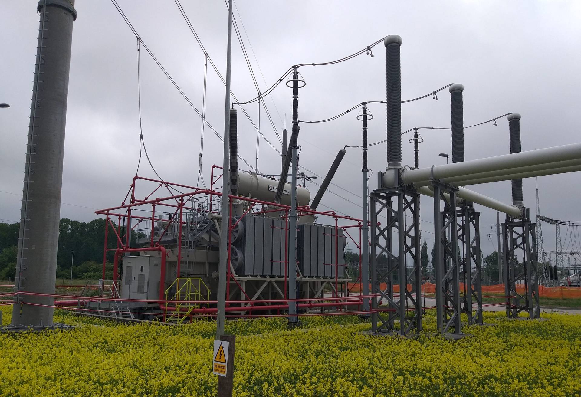 Substation 220/110 kV Jasiniec in Poland – el.demo.weblegend.pl