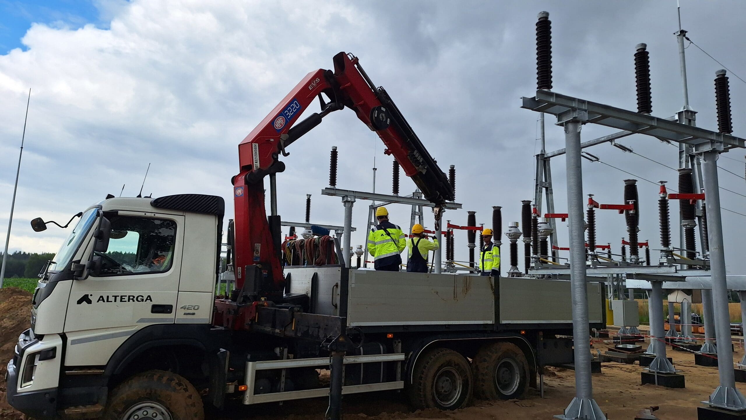 Progress of work at the Świekatowo substation and GCP Koronowo